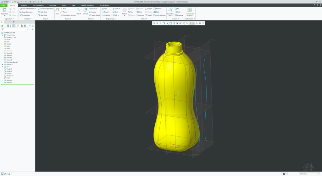 Parametrik ve direkt modelleme karşılaştırması
